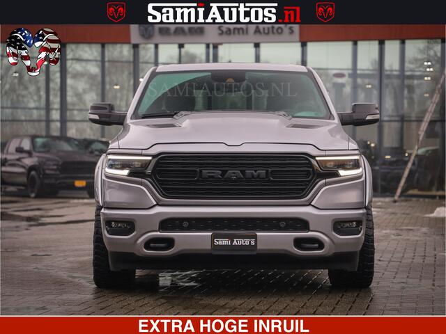 Dodge RAM PICKUP HULK PACK | LIMITED SPORT | 5.7 V8 HEMI | FEUL WHEELS MAT BLACK | BOM VOL | CREW CAB 5 PERSOONS | DUBBELE CABINE DC | GRIJS KENTEKEN | SFEERVERLICHTING | HUD | LICHTVERING | PANODAK | FULL LED |