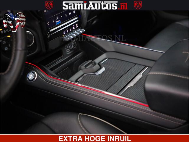 Dodge RAM PICKUP HULK PACK | LIMITED SPORT | 5.7 V8 HEMI | FEUL WHEELS MAT BLACK | BOM VOL | CREW CAB 5 PERSOONS | DUBBELE CABINE DC | GRIJS KENTEKEN | SFEERVERLICHTING | HUD | LICHTVERING | PANODAK | FULL LED |