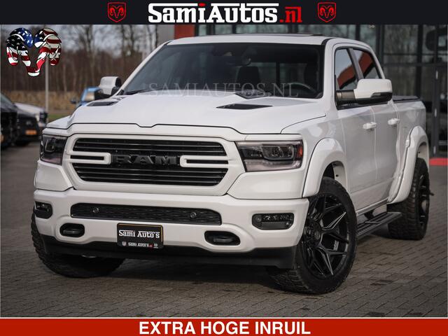 Dodge RAM PICKUP SPORT | V8 5.7 402PK | Krachtige Hemi | Panorama Dak | 12' Scherm | LPG | Comfortabele Dubbele Cabine met Royale 5 Zitplaatsen | NIEUW EN BPM vrij | Nu Leverbaar uit Voorraad | Nr 2527-641273 |