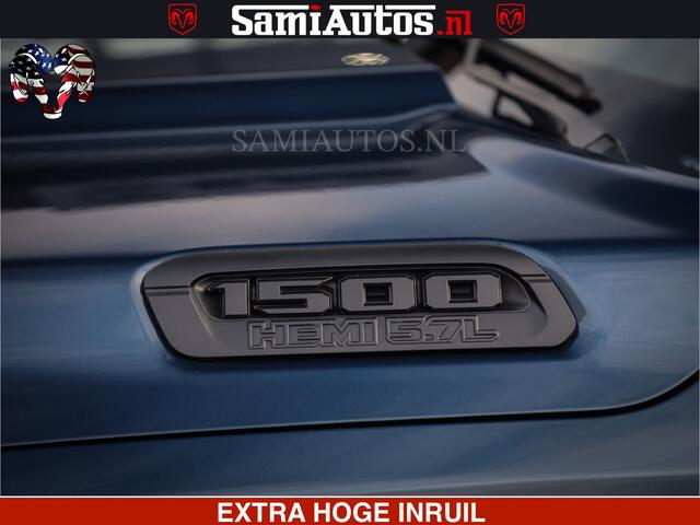 Dodge RAM PICKUP SPORT | 5.7 V8 4x4 HEMI | PANORAMA DAK | GROOTSCHEM 12 INCH | LPG | Patriot Blue | CREW CAB | DUBBELE CABINE | 5 PERSOONS | DC | VOORRAAD NR 2555 - 3325