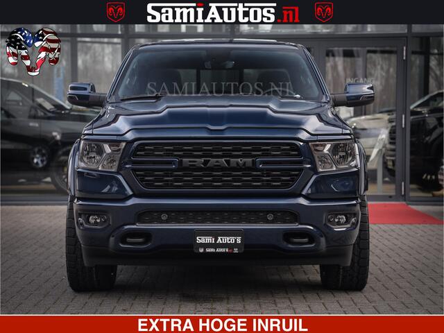 Dodge RAM PICKUP SPORT | 5.7 V8 4x4 HEMI | PANORAMA DAK | GROOTSCHEM 12 INCH | LPG | Patriot Blue CREW CAB | DUBBELE CABINE | 5 PERSOONS | DC | VOORRAAD NR 2557 - 3328