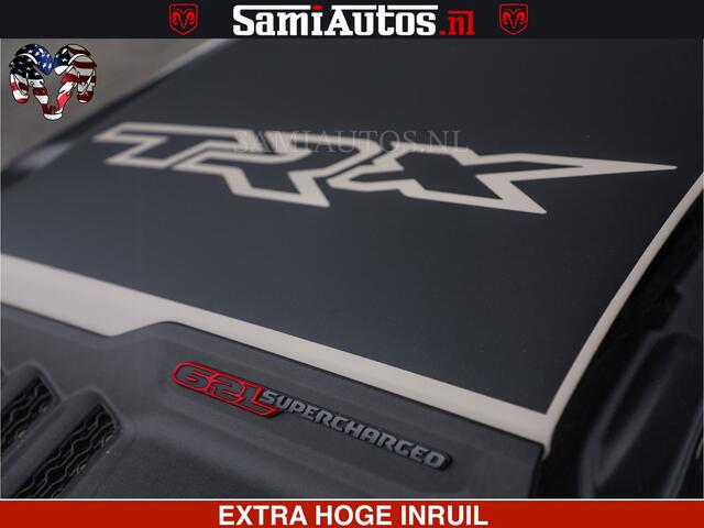 Dodge RAM PICKUP TRX | SANDBLAST EDITION | SUPERCHARGER 6.2 SRT 711PK HELLCAT | CARBON | Mojave Sand Clear Coat | HARMAN KARDON & PANO DAK & ALP ADVANCED SAFETY GROUP & ADG TECHNOLOGY GROUP | 4X4 | DUBBELE CABINE DC 5 PERSOONS | VOORRAAD NR: 6545