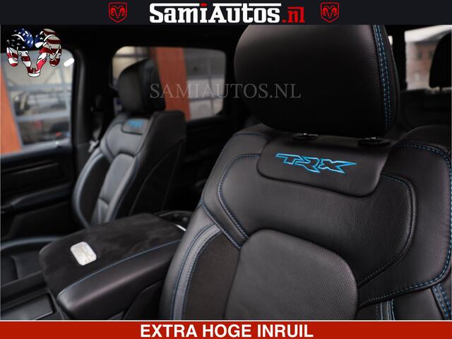 Dodge RAM PICKUP TRX | SANDBLAST EDITION | SUPERCHARGER 6.2 SRT 711PK HELLCAT | CARBON | Mojave Sand Clear Coat | HARMAN KARDON & PANO DAK & ALP ADVANCED SAFETY GROUP & ADG TECHNOLOGY GROUP | 4X4 | DUBBELE CABINE DC 5 PERSOONS | VOORRAAD NR: 6545