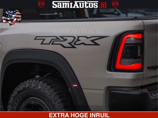 Dodge RAM PICKUP TRX | SANDBLAST EDITION | SUPERCHARGER 6.2 SRT 711PK HELLCAT | CARBON | Mojave Sand Clear Coat | HARMAN KARDON & PANO DAK & ALP ADVANCED SAFETY GROUP & ADG TECHNOLOGY GROUP | 4X4 | DUBBELE CABINE DC 5 PERSOONS | VOORRAAD NR: 6545
