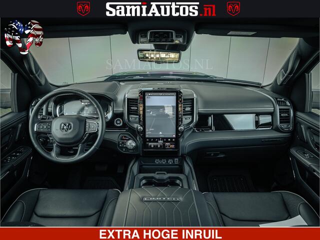 Dodge RAM PICKUP Limited SPORT H.O 540HP 706Nm | Massage + Full Option | De Meest Luxe en Volle Pick-Up in zijn Klasse | Comfortabele Dubbele Cabine met Royale 5 Zitplaatsen | BPM vrij | Nu Leverbaar uit Voorraad | Voorraad Nr 2348 - 5158