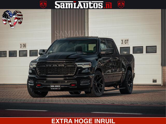 Dodge RAM PICKUP Limited SPORT H.O 540HP 706Nm | Massage + Full Option | De Meest Luxe en Volle Pick-Up in zijn Klasse | Comfortabele Dubbele Cabine met Royale 5 Zitplaatsen | BPM vrij | Nu Leverbaar uit Voorraad | Voorraad Nr 2348 - 5158