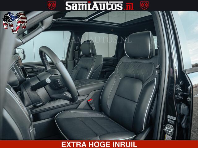 Dodge RAM PICKUP Limited H.O 540PK 706Nm | Massage + Full Option | De Meest Luxe en Volle Pick-Up in zijn Klasse | Comfortabele Dubbele Cabine met Royale 5 Zitplaatsen | BPM vrij | Nu Leverbaar uit Voorraad | Voorraad Nr 2326 - 5169