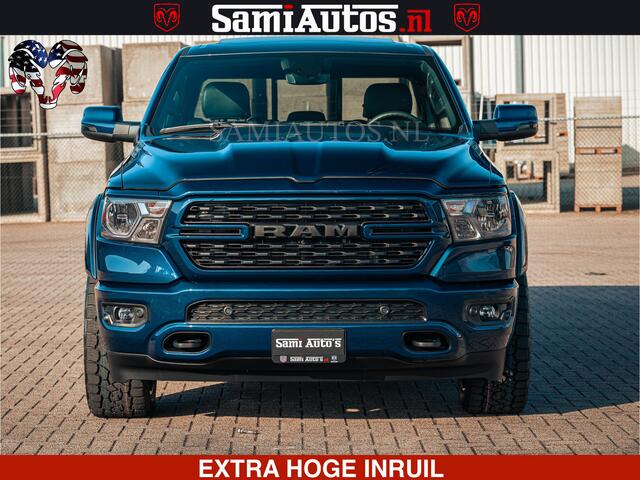 Dodge RAM PICKUP SPORT | 5.7 V8 4x4 HEMI | PANORAMA DAK | GROOTSCHEM 12 INCH | LPG | Patriot Blue | CREW CAB | DUBBELE CABINE | 5 PERSOONS | DC | VOORRAAD NR 2555 - 3325
