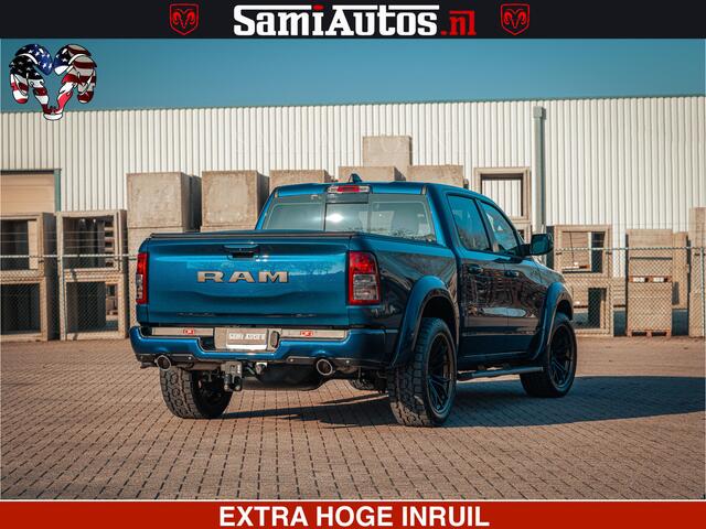 Dodge RAM PICKUP SPORT | 5.7 V8 4x4 HEMI | PANORAMA DAK | GROOTSCHEM 12 INCH | LPG | Patriot Blue | CREW CAB | DUBBELE CABINE | 5 PERSOONS | DC | VOORRAAD NR 2555 - 3325