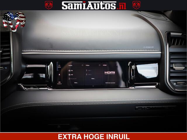 Dodge RAM PICKUP Limited Night High Output 540HP 706Nm | Massage + Full Option | De Meest Luxe en Volle Pick-Up in zijn Klasse | Comfortabele Dubbele Cabine met Royale 5 Zitplaatsen | BPM vrij | Nu Leverbaar uit Voorraad | Voorraad Nr 2352 - 7649