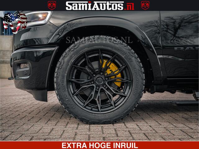 Dodge RAM PICKUP Limited Night H.O 540HP 706Nm | Massage + Full Option | De Meest Luxe en Volle Pick-Up in zijn Klasse | Comfortabele Dubbele Cabine met Royale 5 Zitplaatsen | BPM vrij | Nu Leverbaar uit Voorraad | Voorraad Nr 2370 - 5411