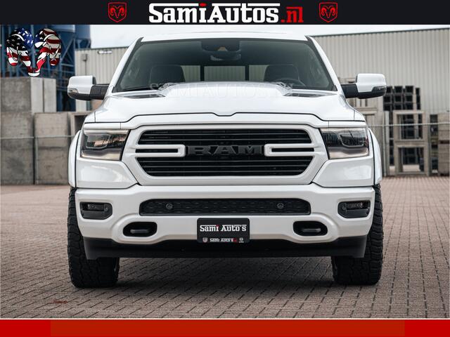 Dodge RAM PICKUP V8 5.7 402PK | LARAMIE SPORT | Krachtige Hemi | Panorama Dak | 12' Scherm | LPG | Comfortabele Dubbele Cabine met Royale 5 Zitplaatsen | NIEUW EN BPM vrij | Nu Leverbaar uit Voorraad | Nr 2528 - 1276 |
