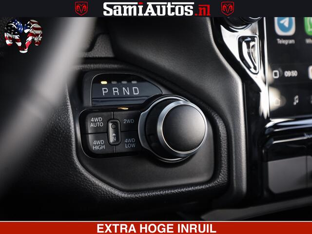 Dodge RAM PICKUP SPORT | 5.7 V8 4x4 HEMI | PANORAMA DAK | GROOTSCHEM 12 INCH | LPG | Diamond Black Pearl | CREW CAB | DUBBELE CABINE | 5 PERSOONS | DC | VOORRAAD NR 2554 - 6048