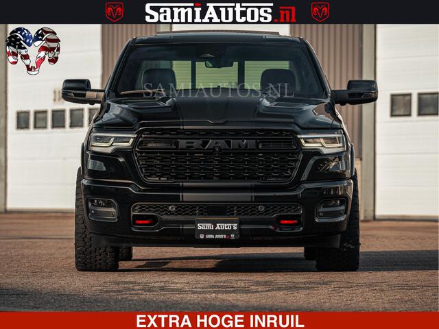 Dodge RAM PICKUP Limited H.O 540PK 706Nm | Massage + Full Option | De Meest Luxe en Volle Pick-Up in zijn Klasse | Comfortabele Dubbele Cabine met Royale 5 Zitplaatsen | BPM vrij | Nu Leverbaar uit Voorraad | Voorraad Nr 2326 - 5169