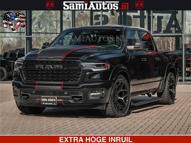 Dodge RAM PICKUP HULK Pack | Limited Night H.O 540HP 706Nm | Massage + Full Option | De Meest Luxe en Volle Pick-Up in zijn Klasse | Hulk Pack is meer prijs | Comfortabele Dubbele Cabine met Royale 5 Zitplaatsen | BPM vrij | Nu Leverbaar uit Voorraad | Voorraad Nr 2353 - 