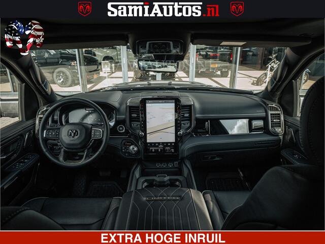 Dodge RAM PICKUP HULK | Limited Night H.O 540HP 706Nm | Massage + Full Option | De Meest Luxe en Volle Pick-Up in zijn Klasse | Hulk Pack is meer prijs | Comfortabele Dubbele Cabine met Royale 5 Zitplaatsen | BPM vrij | Nu Leverbaar uit Voorraad | Voorraad Nr 2357 - 5182