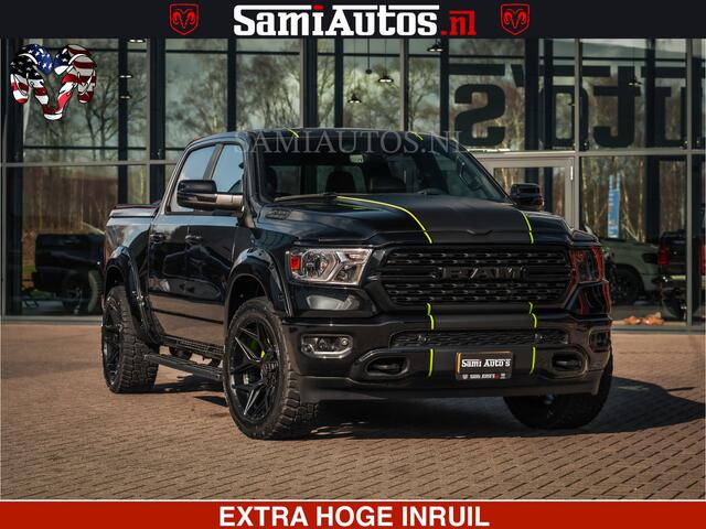 Dodge RAM PICKUP SPORT | 5.7 V8 4x4 HEMI | PANORAMA DAK | GROOTSCHEM 12 INCH | LPG | Diamond Black Pearl | CREW CAB | DUBBELE CABINE | 5 PERSOONS | DC | VOORRAAD NR 2554 - 6048
