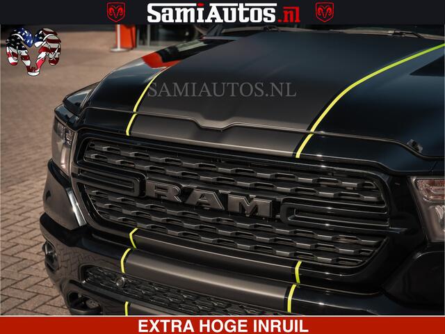 Dodge RAM PICKUP SPORT | 5.7 V8 4x4 HEMI | PANORAMA DAK | GROOTSCHEM 12 INCH | LPG | Diamond Black Pearl | CREW CAB | DUBBELE CABINE | 5 PERSOONS | DC | VOORRAAD NR 2554 - 6048