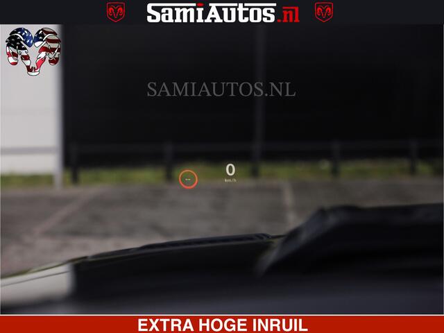 Dodge RAM PICKUP HULK PACK | BULLBAR | 5.7 V8 | HUD | PANO | DIGI CLUSTER | 360CAM | ADAPTIVE CRUISE | HEADUP | DIGITALE BINNENSPIEGEL | LARAMIE SPORT 4X4 | 3500KG | LEDER | LANE ASSIST | DODE HOEK INSTALLATIE |