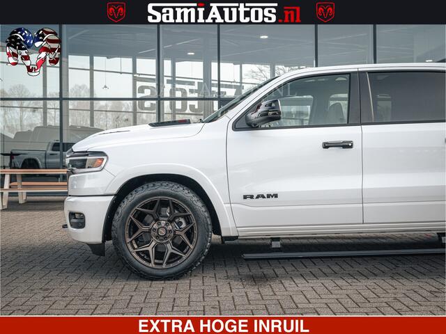 Dodge RAM PICKUP SPORT LIMITED H.O 540PK 706Nm | Massage + Full Option | De Meest Luxe en Volle Pick-Up in zijn Klasse | Comfortabele Dubbele Cabine met Royale 5 Zitplaatsen | BPM vrij | Nu Leverbaar uit Voorraad | Voorraad Nr 2336 - 7700