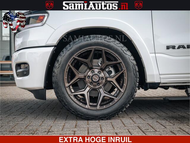 Dodge RAM PICKUP SPORT LIMITED H.O 540PK 706Nm | Massage + Full Option | De Meest Luxe en Volle Pick-Up in zijn Klasse | Comfortabele Dubbele Cabine met Royale 5 Zitplaatsen | BPM vrij | Nu Leverbaar uit Voorraad | Voorraad Nr 2336 - 7700