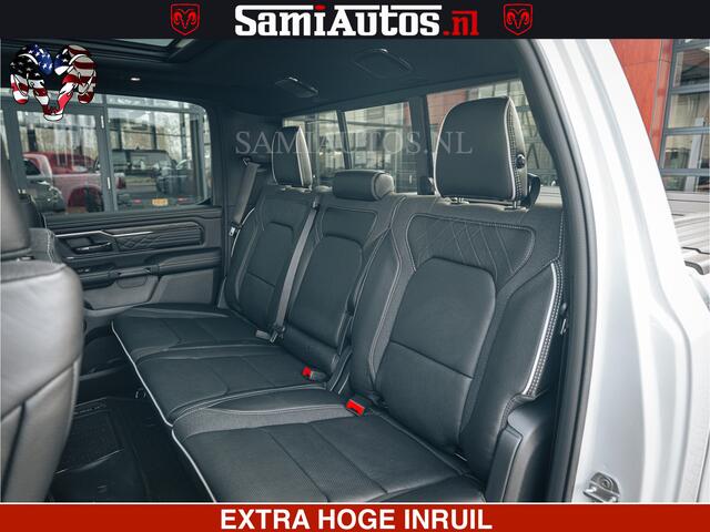 Dodge RAM PICKUP SPORT LIMITED H.O 540PK 706Nm | Massage + Full Option | De Meest Luxe en Volle Pick-Up in zijn Klasse | Comfortabele Dubbele Cabine met Royale 5 Zitplaatsen | BPM vrij | Nu Leverbaar uit Voorraad | Voorraad Nr 2336 - 7700