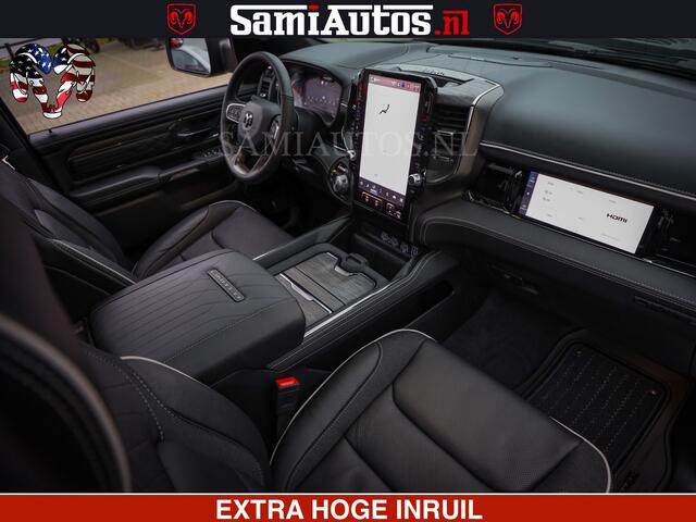 Dodge RAM PICKUP Limited Night High Output 540HP 706Nm | Massage + Full Option | De Meest Luxe en Volle Pick-Up in zijn Klasse | Comfortabele Dubbele Cabine met Royale 5 Zitplaatsen | BPM vrij | Nu Leverbaar uit Voorraad | Voorraad Nr 2300 - 7689