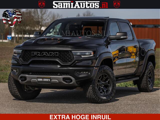 Dodge RAM PICKUP TRX HELLCAT | 6.2 V8 712PK SUPERCHARGER | FULLY LOADED | CARBON | BLACK ON BLACK | CREW CAB | DUBBELE CABINE | 5 PERSOONS |