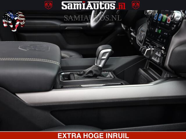 Dodge RAM PICKUP GT HULK | 5.7 V8 HEMI | VIRTUAL COCKPIT | HEAD-UP | ADAPTIVE CRUISE | 360 CAMERA | TRX PACK | Comfortabele Dubbele Cabine met Royale 5 Zitplaatsen | BPM vrij