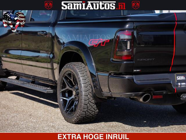 Dodge RAM PICKUP GT HULK | 5.7 V8 HEMI | VIRTUAL COCKPIT | HEAD-UP | ADAPTIVE CRUISE | 360 CAMERA | TRX PACK | Comfortabele Dubbele Cabine met Royale 5 Zitplaatsen | BPM vrij