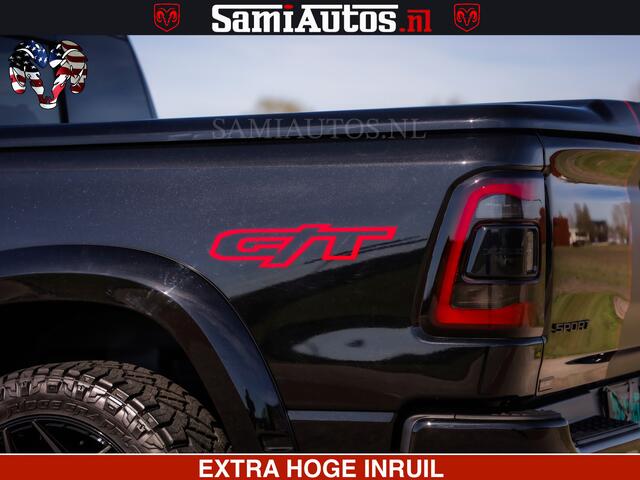 Dodge RAM PICKUP GT HULK | 5.7 V8 HEMI | VIRTUAL COCKPIT | HEAD-UP | ADAPTIVE CRUISE | 360 CAMERA | TRX PACK | Comfortabele Dubbele Cabine met Royale 5 Zitplaatsen | BPM vrij