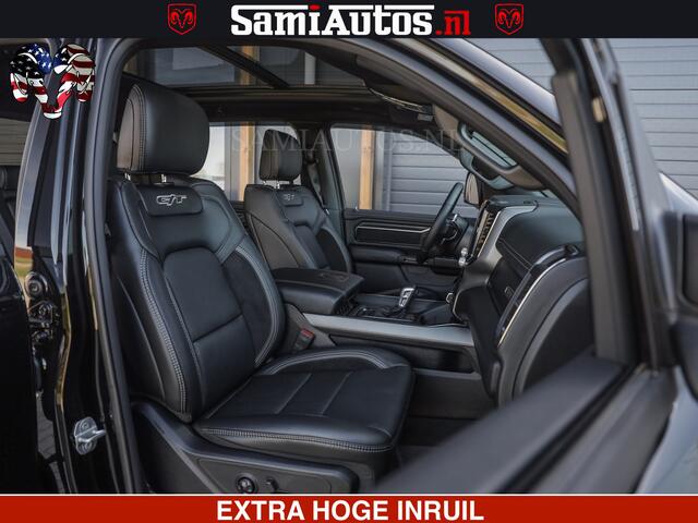 Dodge RAM PICKUP GT HULK | 5.7 V8 HEMI | VIRTUAL COCKPIT | HEAD-UP | ADAPTIVE CRUISE | 360 CAMERA | TRX PACK | Comfortabele Dubbele Cabine met Royale 5 Zitplaatsen | BPM vrij