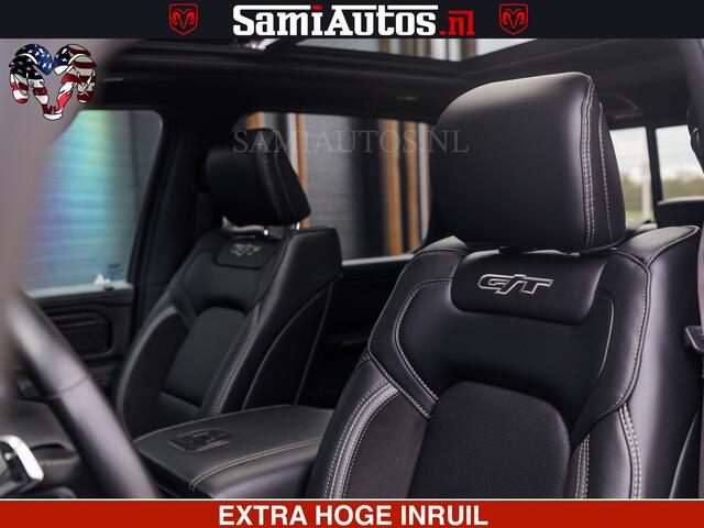 Dodge RAM PICKUP GT EDITION | TRX PACK | 5.7 V8 HEMI | BRONZE LINE | LUCHT VERING | VITUAL | ADAPTIVE CRUISE | PANORAMADAK | MEGA DIK | Comfortabele Dubbele Cabine met Royale 5 Zitplaatsen | DC |