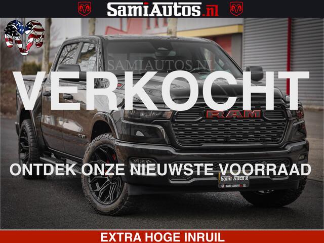 Dodge RAM PICKUP RS LEDER RODE STIKSELS | 6 PERSOONS | 420Pk 636Nm | Pick-Up | Comfortabele Dubbele Cabine met Royale 6 Zitplaatsen | BPM vrij | Nu Leverbaar uit Voorraad | Voorraad Nr 2217- 2911