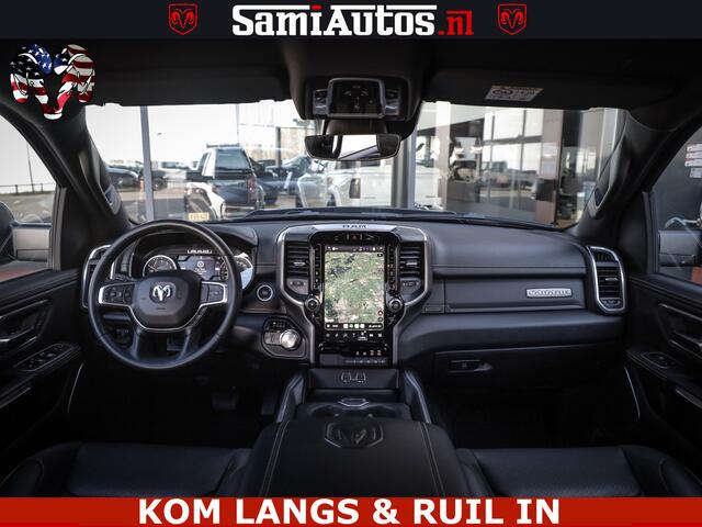 Dodge RAM PICKUP SPORT | 5.7 V8 4X4 | 22 ICH WHEELS | 12 INCH MULTIMEDIA | MEMORY SEAT | BED STEP | 3500KG | GRANITE CRYSTAL | PRINS LPG | CRUISE | FULL LED | ALARM K3 | UITLAAT KLEP SYSTEEM ALS NIEUW!