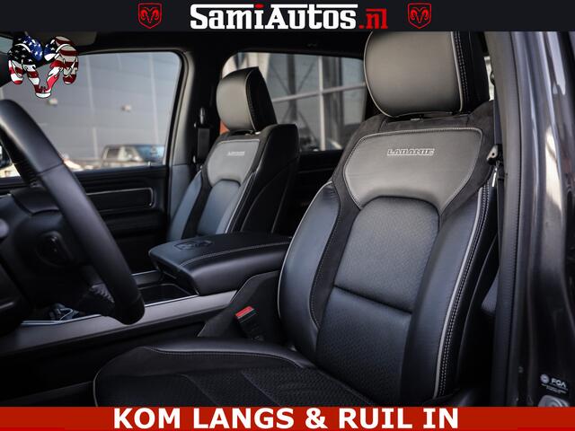 Dodge RAM PICKUP SPORT | 5.7 V8 4X4 | 22 ICH WHEELS | 12 INCH MULTIMEDIA | MEMORY SEAT | BED STEP | 3500KG | GRANITE CRYSTAL | PRINS LPG | CRUISE | FULL LED | ALARM K3 | UITLAAT KLEP SYSTEEM ALS NIEUW!