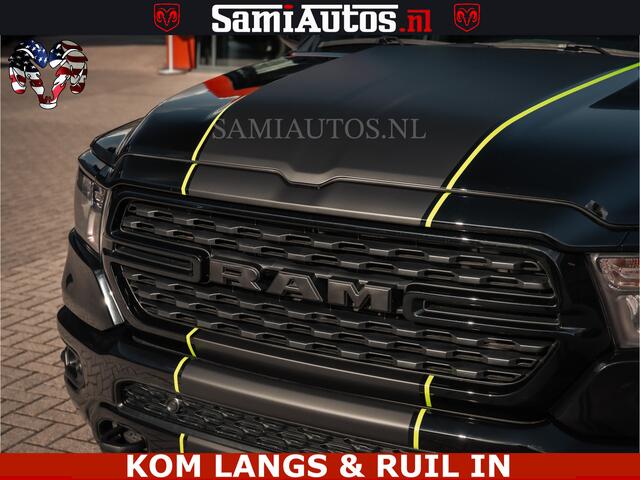 Dodge RAM PICKUP SPORT | 5.7 V8 4x4 HEMI | PANORAMA DAK | GROOTSCHEM 12 INCH | LPG | Diamond Black Pearl | CREW CAB | DUBBELE CABINE | 5 PERSOONS | DC | VOORRAAD NR 2554 - 6048
