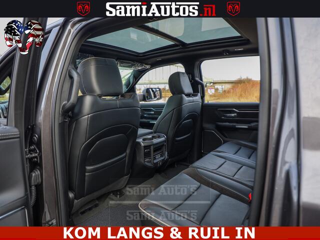 Dodge RAM PICKUP HALK PACK | 360 CAMERA | ADAPTIVE CRUSE | PANODAK | VOLLE UITVOERING | LARAMIE NIGHT | 5.7 V8 HEMI 402PK 4x4 | CREWCAB 5 PERSOONS | GRIJSKENTEKEN | Granite Crystal Metallic Mijn Voorraad Nr 1998 - 24130