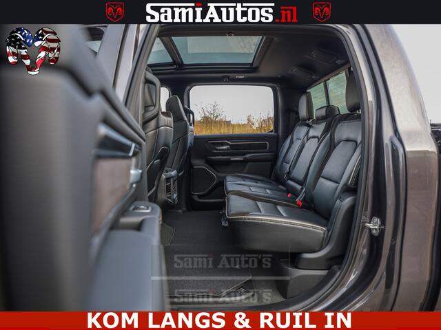 Dodge RAM PICKUP HALK PACK | 360 CAMERA | ADAPTIVE CRUSE | PANODAK | VOLLE UITVOERING | LARAMIE NIGHT | 5.7 V8 HEMI 402PK 4x4 | CREWCAB 5 PERSOONS | GRIJSKENTEKEN | Granite Crystal Metallic Mijn Voorraad Nr 1998 - 24130
