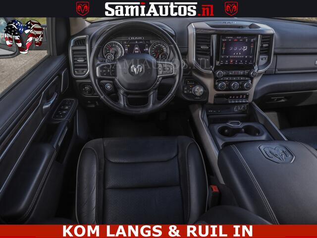 Dodge RAM PICKUP BOM VOL | 5.7 V8 HEMI 402 PK | LUCHTVERING | ADAPTIVE CRUISE | PANODAK | 360 CAMERA | OPEN UITLAAT KLEP | CREW CAB | DUBBELE CABINE | 5 PERSOONS | DC |