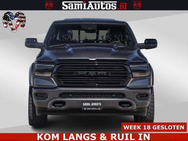 Dodge RAM PICKUP HULK PACK | 360 CAMERA | ADAPTIVE CRUSE | PANODAK | VOLLE UITVOERING | LARAMIE NIGHT | 5.7 V8 HEMI 402PK 4x4 | CREWCAB 5 PERSOONS | GRIJSKENTEKEN | Granite Crystal Metallic Mijn Voorraad Nr 1998 - 24130