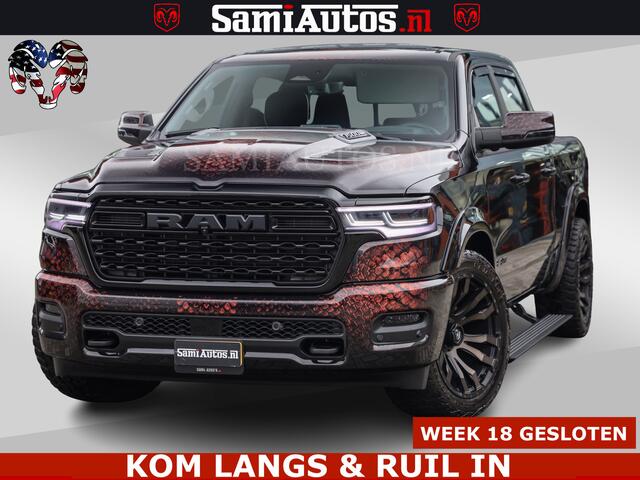Dodge RAM PICKUP COBRA EDITION | All-In Prijs | Limited Night High Output 540HP 706Nm | Massage + Full Option | De Meest Luxe en Volle Pick-Up in zijn Klasse | Cobra pakket tegen meerprijs! | Comfortabele Dubbele Cabine met Royale 5 Zitplaatsen | BPM vrij | Nu Leverbaar u