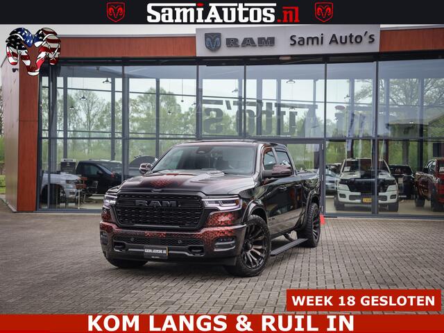 Dodge RAM PICKUP COBRA EDITION | All-In Prijs | Limited Night High Output 540HP 706Nm | Massage + Full Option | De Meest Luxe en Volle Pick-Up in zijn Klasse | Cobra pakket tegen meerprijs! | Comfortabele Dubbele Cabine met Royale 5 Zitplaatsen | BPM vrij | Nu Leverbaar u