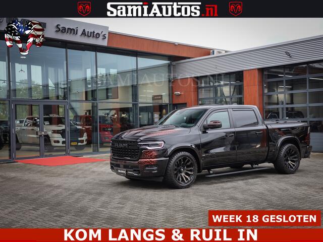 Dodge RAM PICKUP COBRA EDITION | All-In Prijs | Limited Night High Output 540HP 706Nm | Massage + Full Option | De Meest Luxe en Volle Pick-Up in zijn Klasse | Cobra pakket tegen meerprijs! | Comfortabele Dubbele Cabine met Royale 5 Zitplaatsen | BPM vrij | Nu Leverbaar u