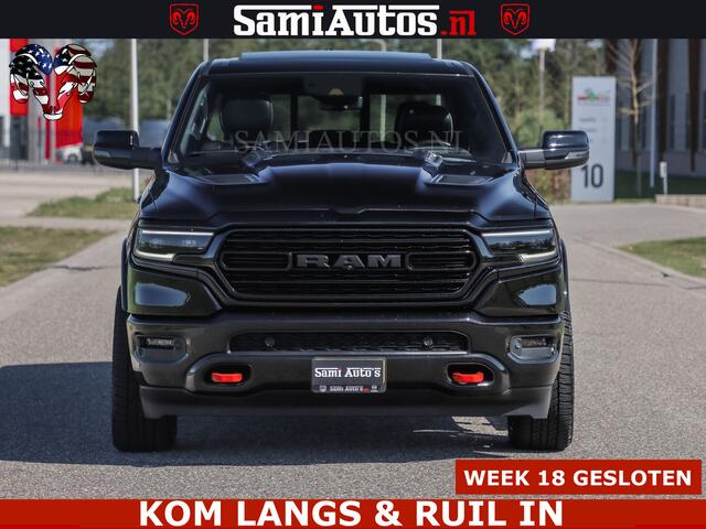 Dodge RAM PICKUP BLACK OPS LIMITED 5.7 V8 4x4 | HUD | LUCHTVERING | BOM VOL | CREW CAB | DUBBELE CABINE | 5 PERSOONS | DC |
