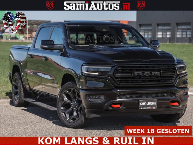 Dodge RAM PICKUP BLACK OPS LIMITED 5.7 V8 4x4 | HUD | LUCHTVERING | BOM VOL | CREW CAB | DUBBELE CABINE | 5 PERSOONS | DC |