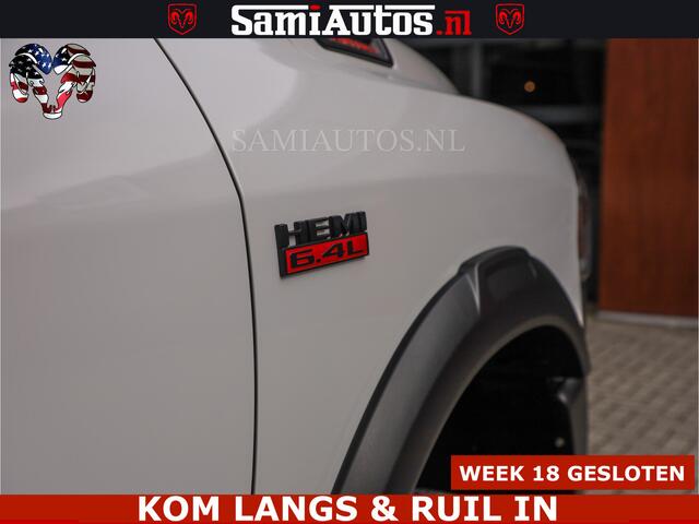 Dodge RAM PICKUP POWER WAGON | 6 PERSOONS | 6.4 V8 4X4 | ADAPTIVE | FULL LED | TREK LIER | OPEN DAK | 6.4F BAK | 3500KG | CAMERA V+A | SPER DIFF | TWO TONE UITVOERING | ALARM | VOLLE UITVOERING |