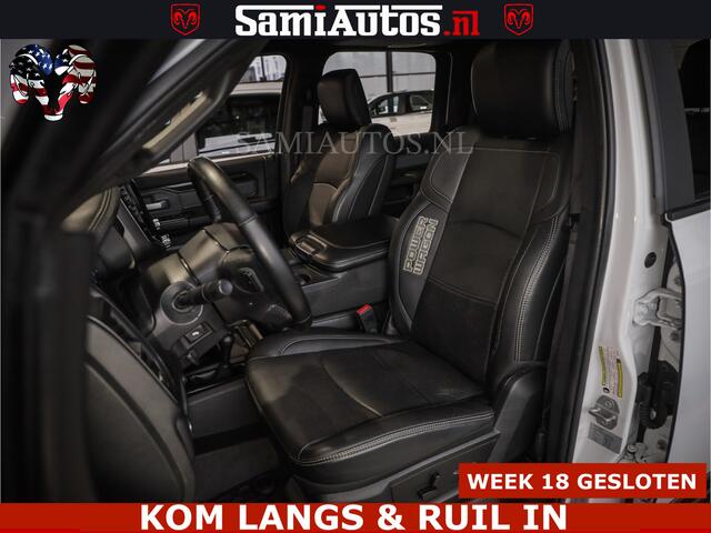 Dodge RAM PICKUP POWER WAGON | 6 PERSOONS | 6.4 V8 4X4 | ADAPTIVE | FULL LED | TREK LIER | OPEN DAK | 6.4F BAK | 3500KG | CAMERA V+A | SPER DIFF | TWO TONE UITVOERING | ALARM | VOLLE UITVOERING |