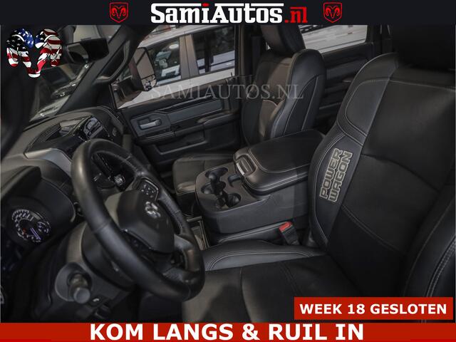 Dodge RAM PICKUP POWER WAGON | 6 PERSOONS | 6.4 V8 4X4 | ADAPTIVE | FULL LED | TREK LIER | OPEN DAK | 6.4F BAK | 3500KG | CAMERA V+A | SPER DIFF | TWO TONE UITVOERING | ALARM | VOLLE UITVOERING |