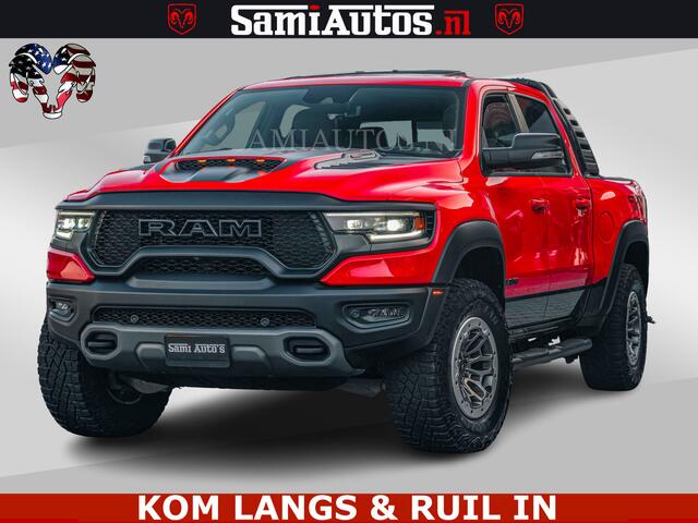 Dodge RAM PICKUP TRX HELLCAT | 6.2 V8 702PK | FLAME RED | BOM VOL | CARBON | RAMBAR | HUD | LPG | BEAD-LOCK WHEELS | CREW CAB 5 PERSOONS | BEDRIJFS AUTO DUBBELE CABINE DC |